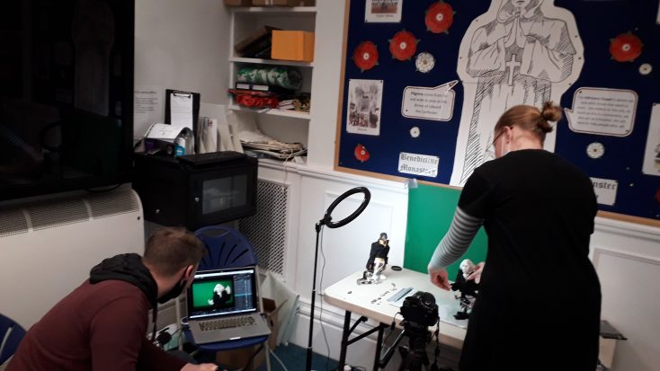 Claymation stop frame work at Westminster Abbey Education Centre | Tom Hillenbrand